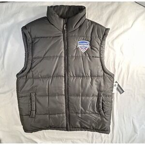 Burnside Nine Line Armed Forces Bowl Puffer Vest Men's XL Tactical Helicopter